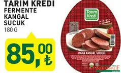 TARIM KREDİ FERMENTE KANGAL SUCUK 180 G TARIM KREDİ FERMENTE KANGAL SUCUK 180 G